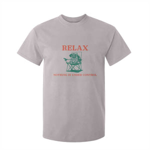 Chill Pug T Shirt For Kid Vintage Dog Lovers Relax Nothing Is Under Control Summer Chilling Vibes