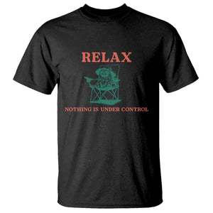Chill Pug T Shirt Vintage Dog Lovers Relax Nothing Is Under Control Summer Chilling Vibes