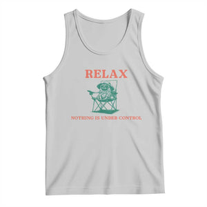 Chill Pug Tank Top Vintage Dog Lovers Relax Nothing Is Under Control Summer Chilling Vibes