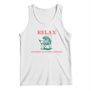 Chill Pug Tank Top Vintage Dog Lovers Relax Nothing Is Under Control Summer Chilling Vibes