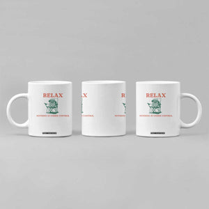 Chill Pug Coffee Mug Vintage Dog Lovers Relax Nothing Is Under Control Summer Chilling Vibes