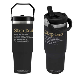 Stepdad Gifts Flip Straw Tumbler Step Dad Definition Bonus Dad Fathers Day