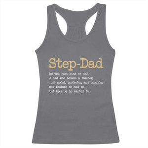 Stepdad Gifts Racerback Tank Top Step Dad Definition Bonus Dad Fathers Day