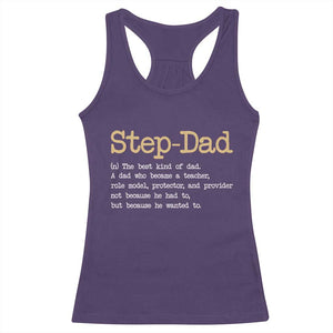 Stepdad Gifts Racerback Tank Top Step Dad Definition Bonus Dad Fathers Day