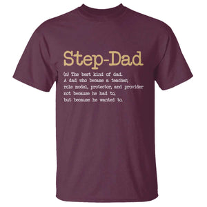Stepdad Gifts T Shirt Step Dad Definition Bonus Dad Fathers Day