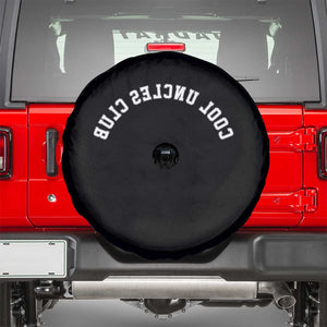 Cool Uncles Club Spare Tire Cover Gifts For Uncle Retro Upside Down Text TS10 Black Print Your Wear