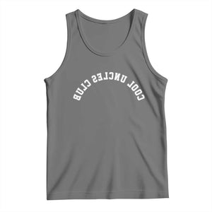 Cool Uncles Club Tank Top Gifts For Uncle Retro Upside Down Text