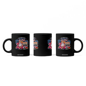 Christmas In July 250 Years 1776 2026 Patriotic Santa Flamingo Float Summer Xmas Coffee Mug