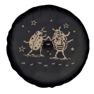 Dancing Lady Bugs Happy Little Insects Nature Lovers Spare Tire Cover
