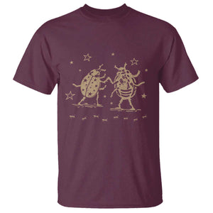 Dancing Lady Bugs Happy Little Insects Nature Lovers T Shirt