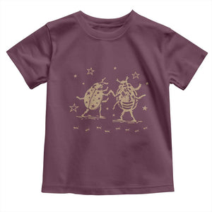Dancing Lady Bugs Happy Little Insects Nature Lovers Toddler T Shirt