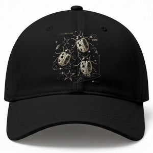 Cute Ladybug Y2k Grunge 2000s Alt 90s Vintage Star Dots Teen Baseball Cap