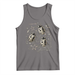 Cute Ladybug Y2k Grunge 2000s Alt 90s Vintage Star Dots Teen Tank Top