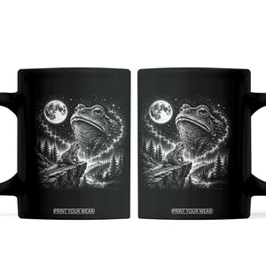 Frog Moon Coffee Mug Vintage 90s Frog Howling to Moon Parody Meme