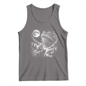 Frog Moon Tank Top Vintage 90s Frog Howling to Moon Parody Meme