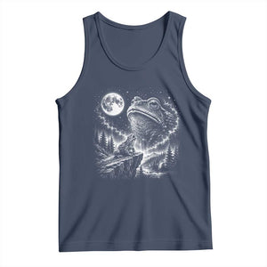 Frog Moon Tank Top Vintage 90s Frog Howling to Moon Parody Meme