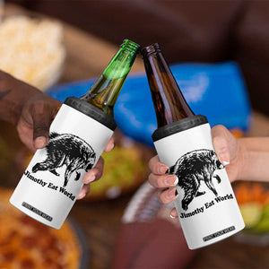 Jimothy Eat World Funny Viral Raccoon Seattle Trash Panda 4 in 1 Can Cooler Tumbler
