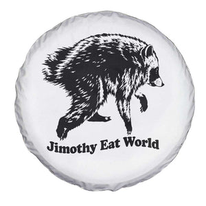 Jimothy Eat World Funny Viral Raccoon Seattle Trash Panda Spare Tire Cover