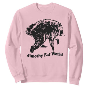 Jimothy Eat World Funny Viral Raccoon Seattle Trash Panda Sweatshirt