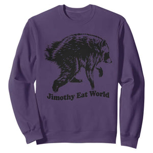 Jimothy Eat World Funny Viral Raccoon Seattle Trash Panda Sweatshirt