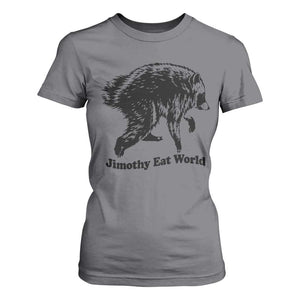 Jimothy Eat World Funny Viral Raccoon Seattle Trash Panda T Shirt For Women
