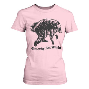 Jimothy Eat World Funny Viral Raccoon Seattle Trash Panda T Shirt For Women