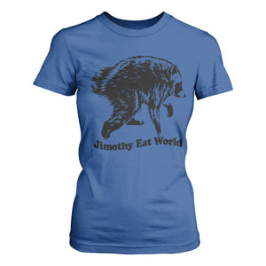 Jimothy Eat World Funny Viral Raccoon Seattle Trash Panda T Shirt For Women