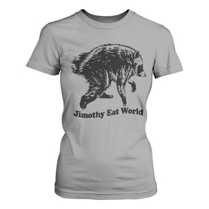 Jimothy Eat World Funny Viral Raccoon Seattle Trash Panda T Shirt For Women