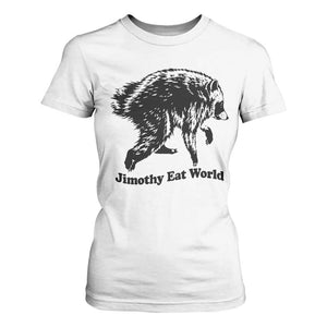 Jimothy Eat World Funny Viral Raccoon Seattle Trash Panda T Shirt For Women