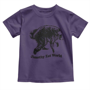 Jimothy Eat World Funny Viral Raccoon Seattle Trash Panda Toddler T Shirt