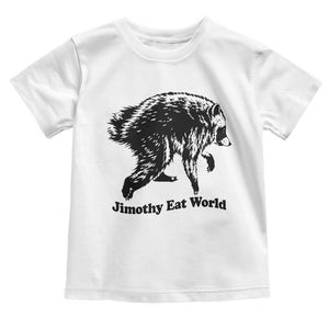 Jimothy Eat World Funny Viral Raccoon Seattle Trash Panda Toddler T Shirt