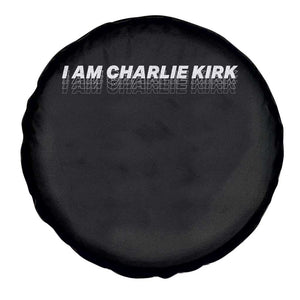 I Am Charlie Kirk Spare Tire Cover Freedom A True Patriot Patriotic USA TS10 Print Your Wear