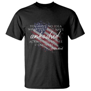 Charlie Kirk Memorial T Shirt Erika Kirk Quote Patriotism Faith Gods Merciful Love TS10 Black Print Your Wear