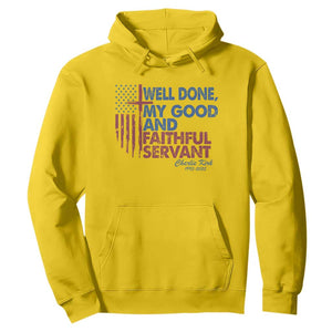 Charlie Kirk Hoodie Fear Not Mens Christian Memorial Tribute Charlie Cross US Flag TS10 Daisy Print Your Wear