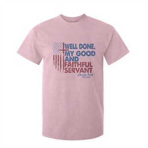 Charlie Kirk T Shirt For Kid Fear Not Mens Christian Memorial Tribute Charlie Cross US Flag TS10 Light Pink Print Your Wear