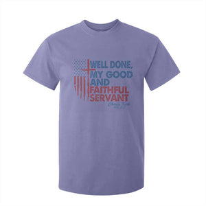 Charlie Kirk T Shirt For Kid Fear Not Mens Christian Memorial Tribute Charlie Cross US Flag TS10 Violet Print Your Wear