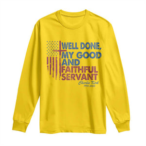 Charlie Kirk Long Sleeve Shirt Fear Not Mens Christian Memorial Tribute Charlie Cross US Flag TS10 Daisy Print Your Wear