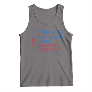 Charlie Kirk Tank Top Fear Not Mens Christian Memorial Tribute Charlie Cross US Flag TS10 Deep Heather Print Your Wear
