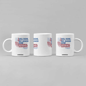 Charlie Kirk Coffee Mug Fear Not Mens Christian Memorial Tribute Charlie Cross US Flag TS10 Print Your Wear