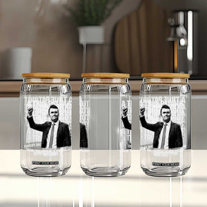 Charlie Kirk Freedom Glass Can Vintage A True Patriot Patriotic American TS10 Print Your Wear