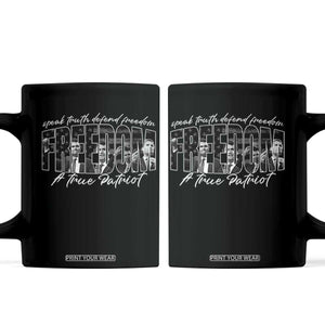 Charlie Kirk Freedom Coffee Mug A True Patriot Patriotic American TS10 Black Print Your Wear