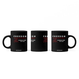 Charlie Kirk Memorial Coffee Mug Freedom Shouldnt Cost This Much TS10 Print Your Wear