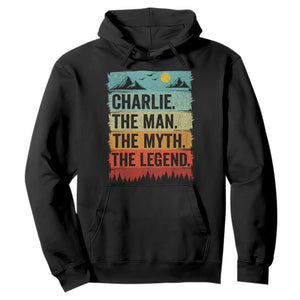 Charlie The Man The Myth The Legend Hoodie Retro Vintage TS10 Black Print Your Wear