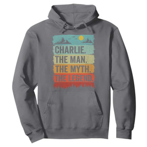 Charlie The Man The Myth The Legend Hoodie Retro Vintage TS10 Charcoal Print Your Wear