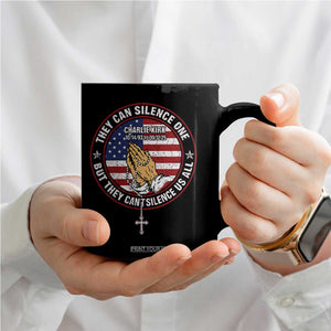 Charlie Kirk Memorial Coffee Mug Retro American Flag TS10 Print Your Wear