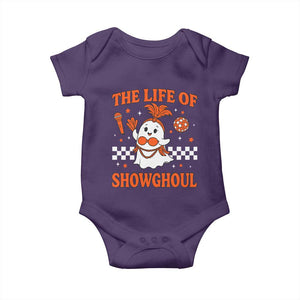 Funny Halloween Costume Showgirl Baby Onesie The Life of A Showghoul Cute Ghost TS10 Purple Print Your Wear