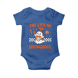 Funny Halloween Costume Showgirl Baby Onesie The Life of A Showghoul Cute Ghost TS10 Royal Blue Print Your Wear