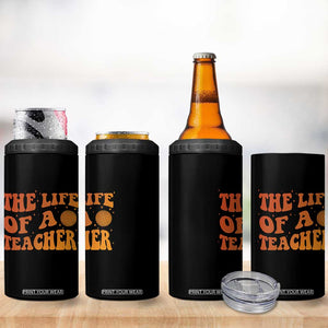 The Life Of A Teacher 4 in 1 Can Cooler Tumbler In My Teacher Era Concert TS10 Print Your Wear
