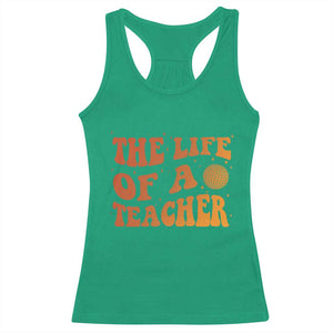 The Life Of A Teacher Racerback Tank Top In My Teacher Era Concert TS10 Irish Green Print Your Wear