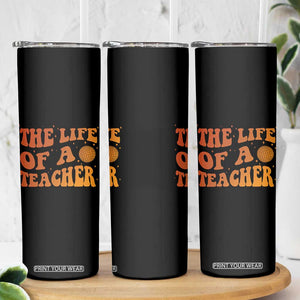 The Life Of A Teacher Skinny Tumbler In My Teacher Era Concert TS10 Print Your Wear
